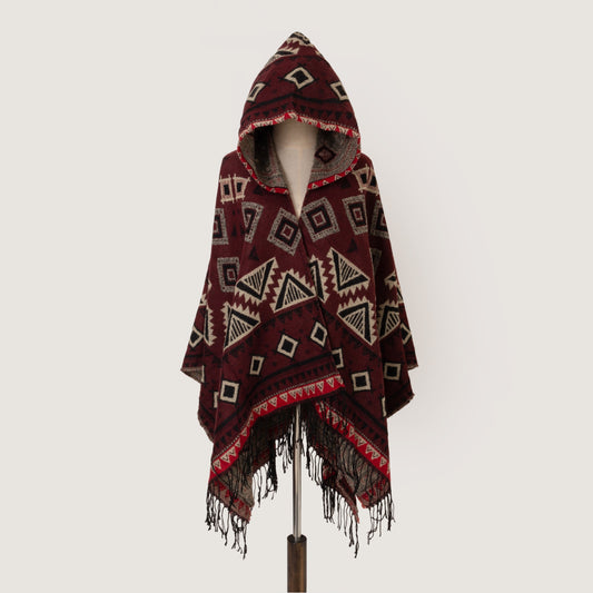 Hoodie Shawl Boho