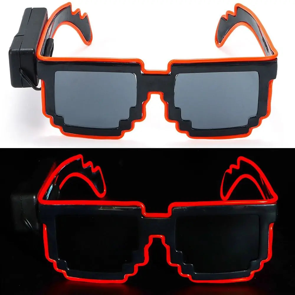 LED Light-up Glasses Wireless Glow in the Dark