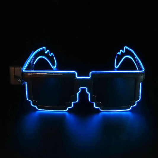 LED Light-up Glasses Wireless Glow in the Dark