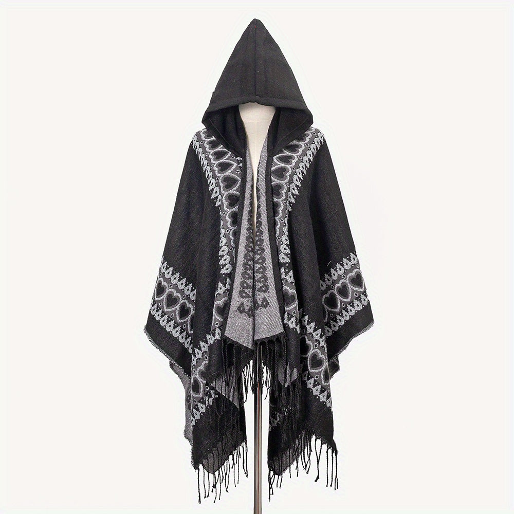 Hoodie Shawl Boho