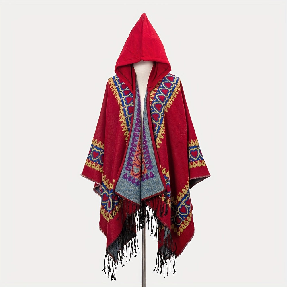 Hoodie Shawl Boho
