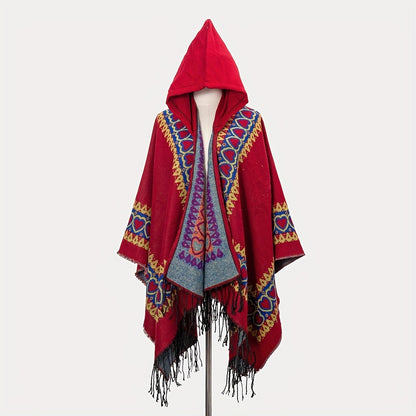 Hoodie Shawl Boho