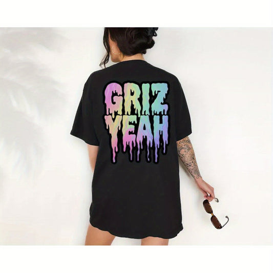 Griz Yeah Drippy Rainbow Graphic Tee