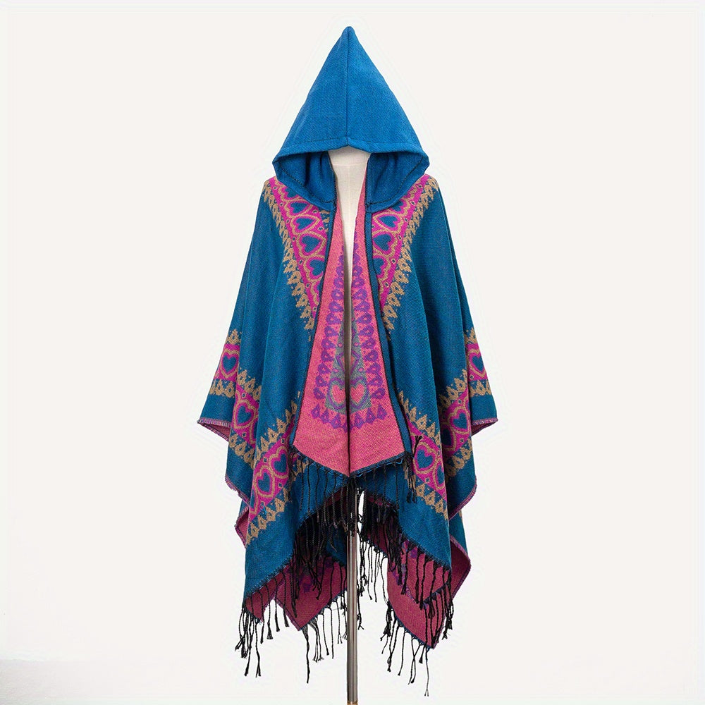 Hoodie Shawl Boho