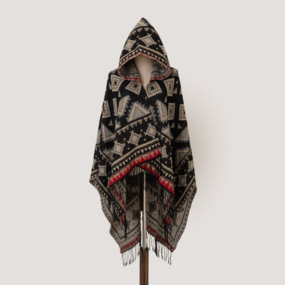 Hoodie Shawl Boho