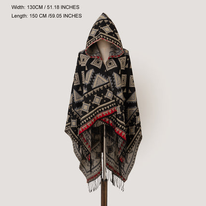 Hoodie Shawl Boho