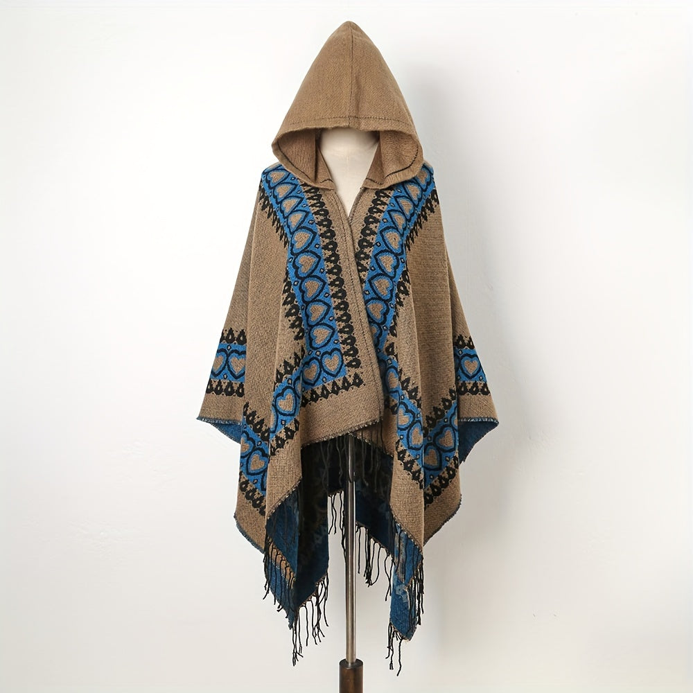 Hoodie Shawl Boho