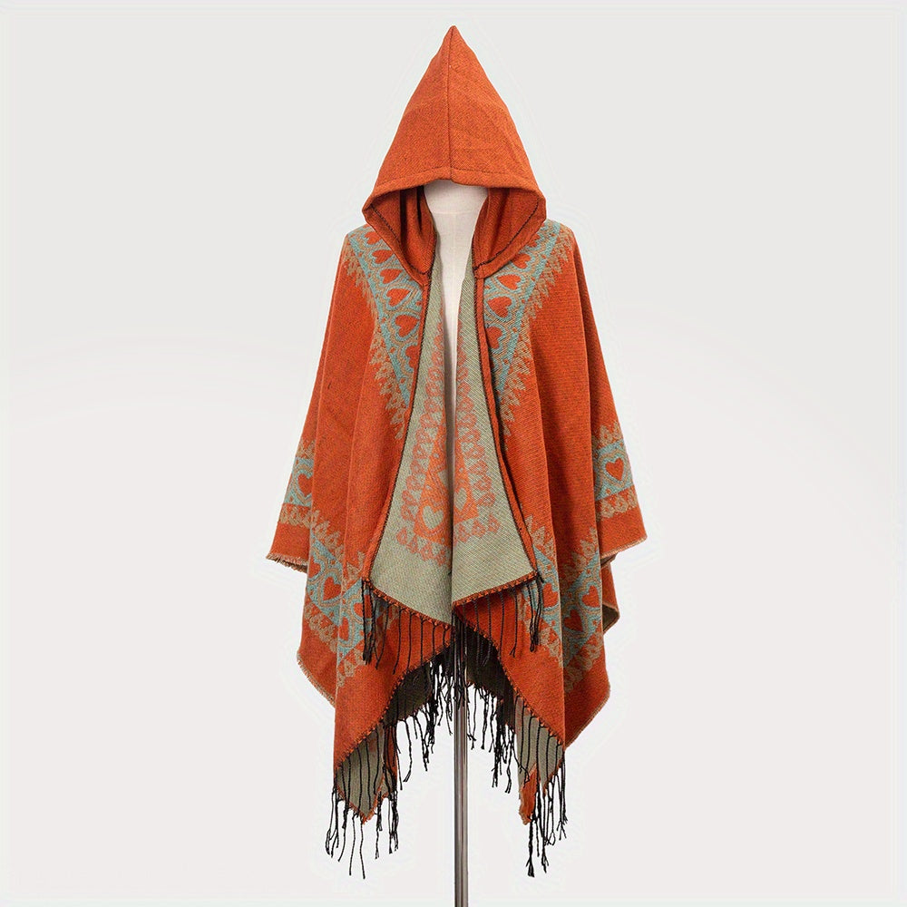 Hoodie Shawl Boho