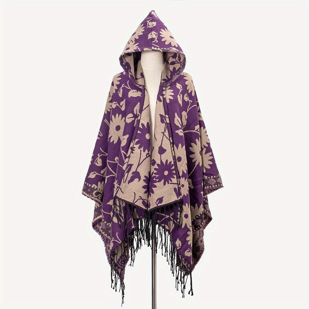 Hoodie Shawl Boho
