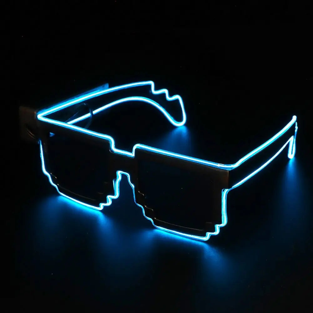 LED Light-up Glasses Wireless Glow in the Dark