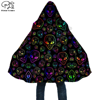 Psychedelic Hooded Cloaks