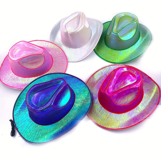 Cowboy/Cowgirl Hat with LED Light Up