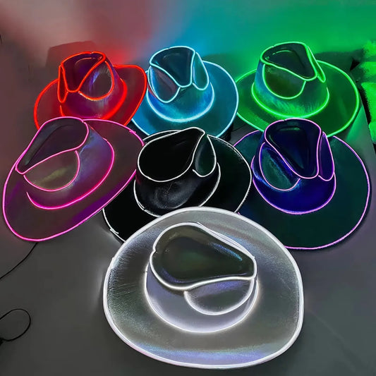 Cowboy/Cowgirl Hat with LED Light Up