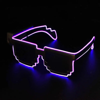 LED Light-up Glasses Wireless Glow in the Dark