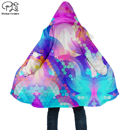 Psychedelic Hooded Cloaks