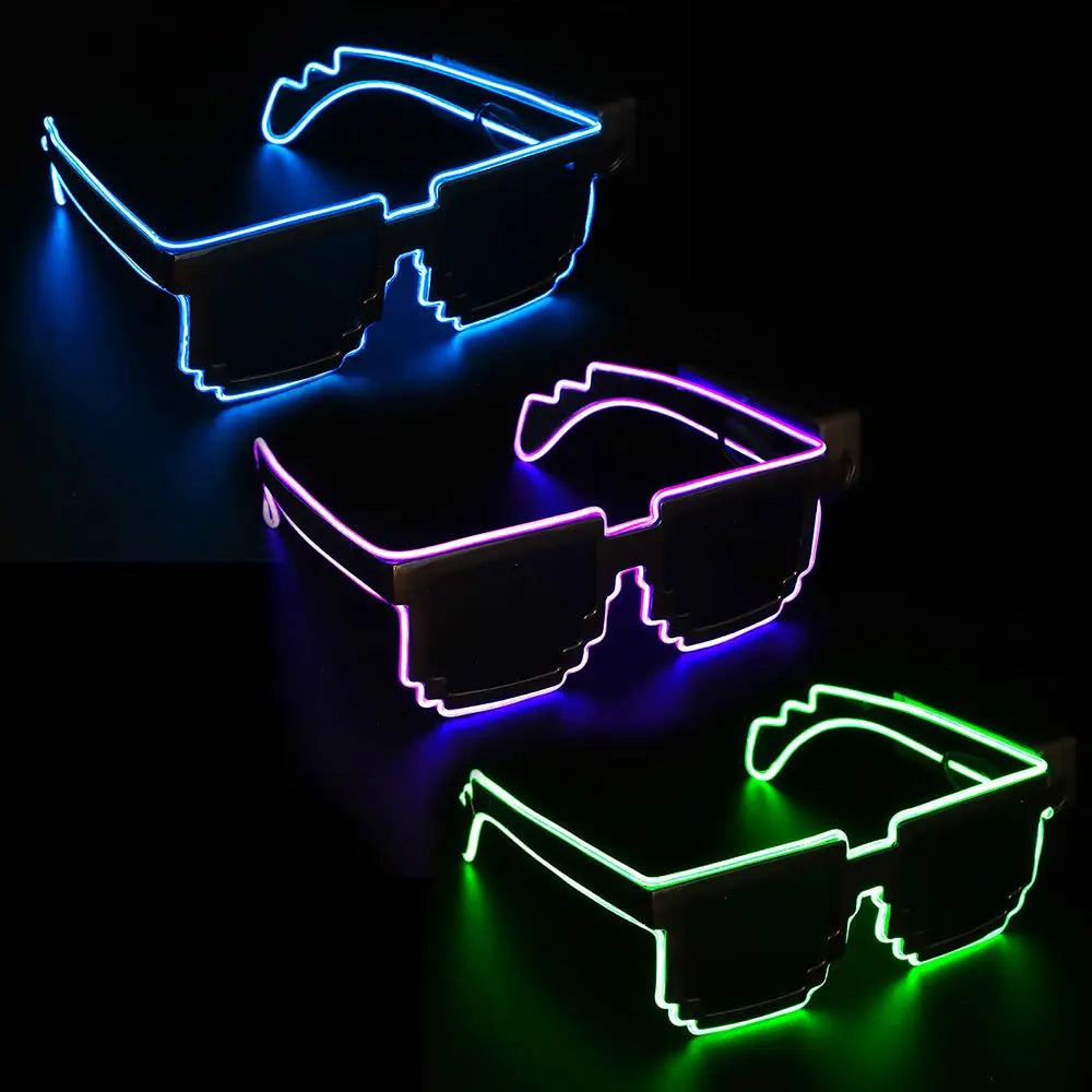 LED Light-up Glasses Wireless Glow in the Dark