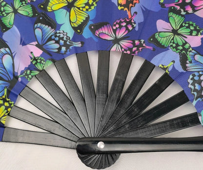 UV Ink Printing Fluorescent Effect Cloth Fan