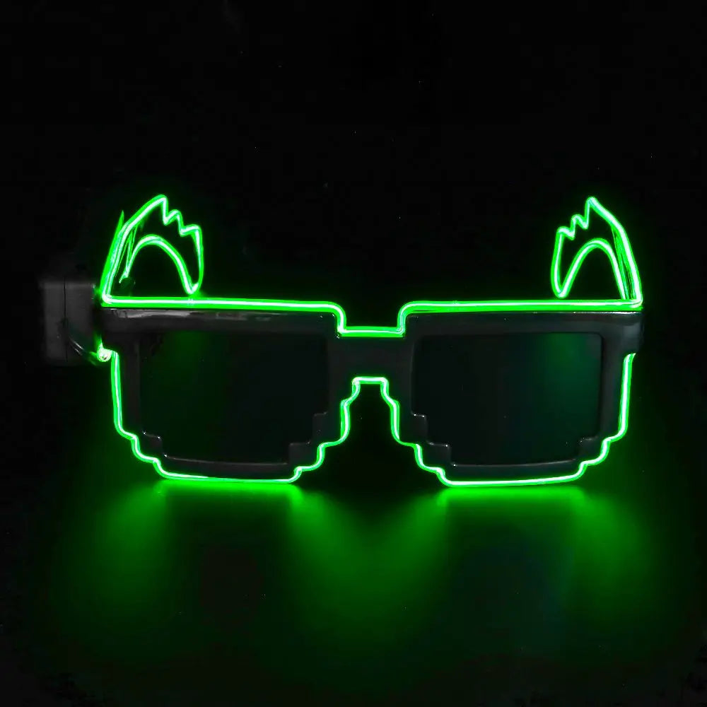 LED Light-up Glasses Wireless Glow in the Dark