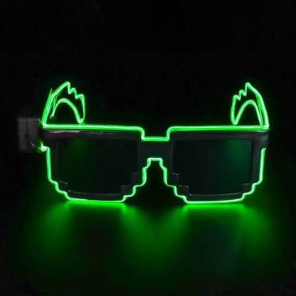 LED Light-up Glasses Wireless Glow in the Dark