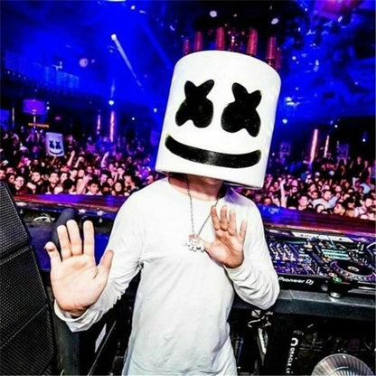 LED Neon Marshmallow Mask