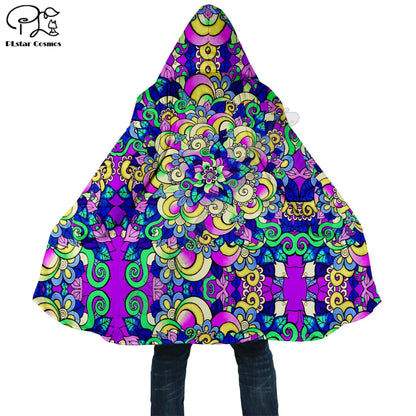 Psychedelic Hooded Cloaks