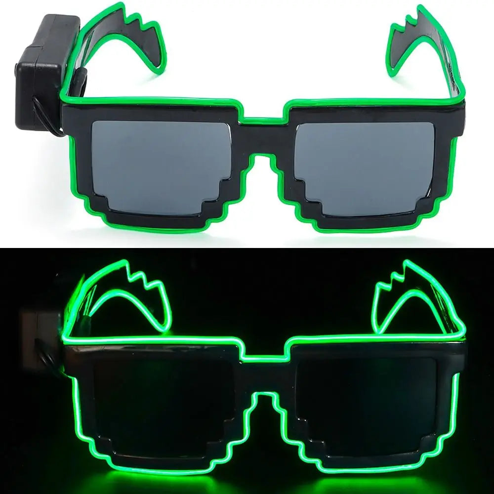 LED Light-up Glasses Wireless Glow in the Dark