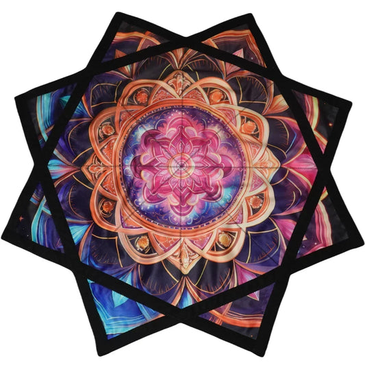 Flow star universe printed pattern double-sided printed UV purple