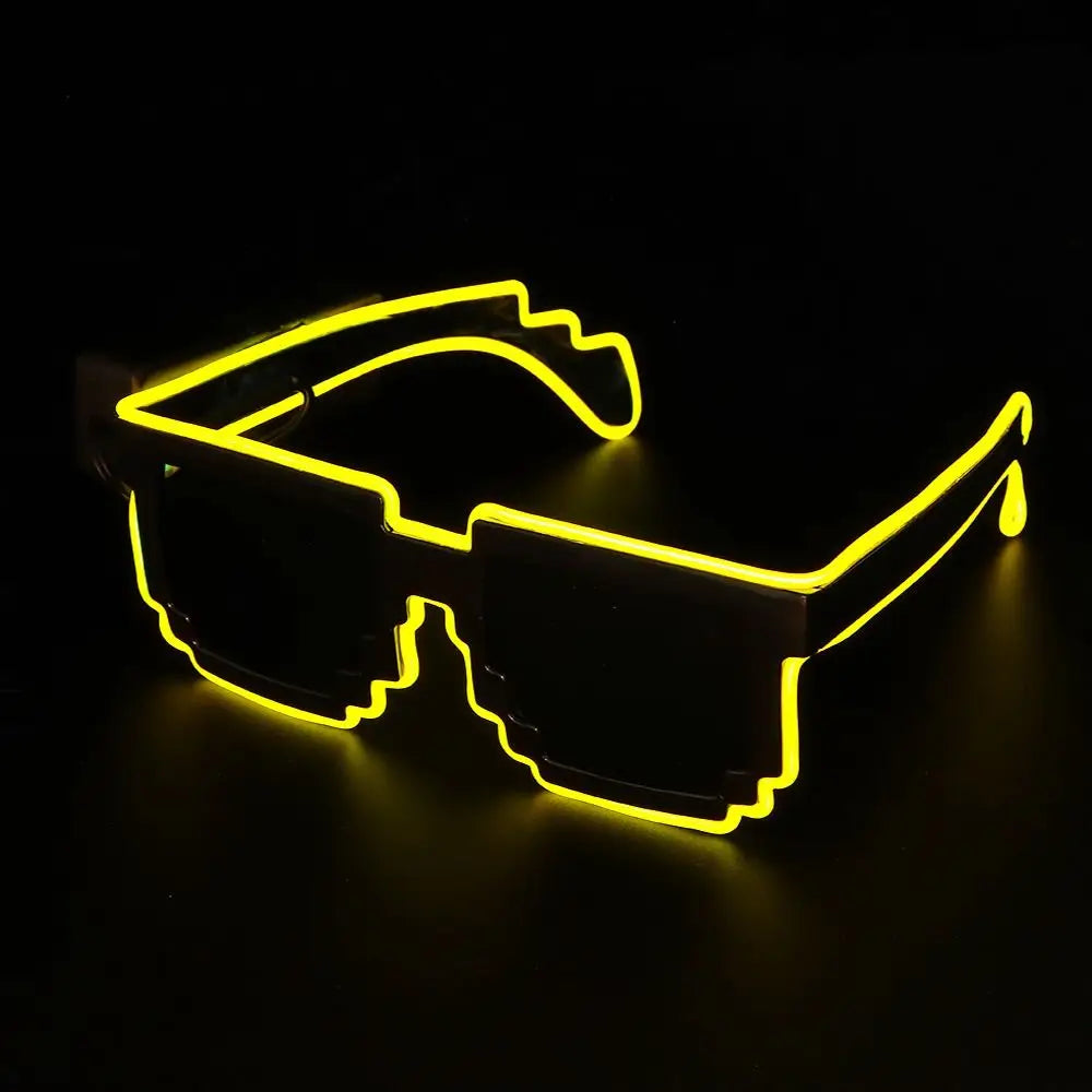 LED Light-up Glasses Wireless Glow in the Dark