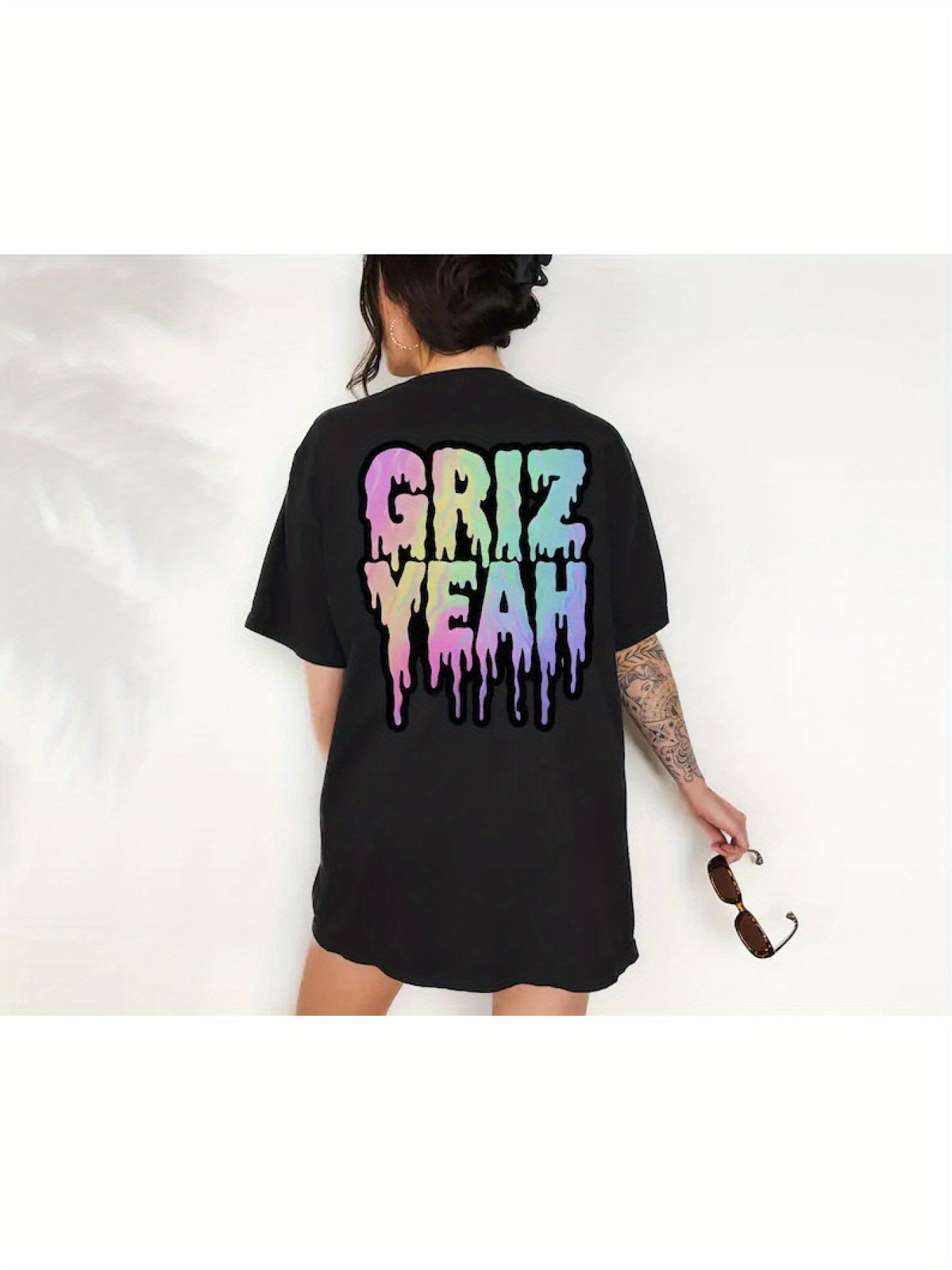 Griz Yeah Drippy Rainbow Graphic Tee