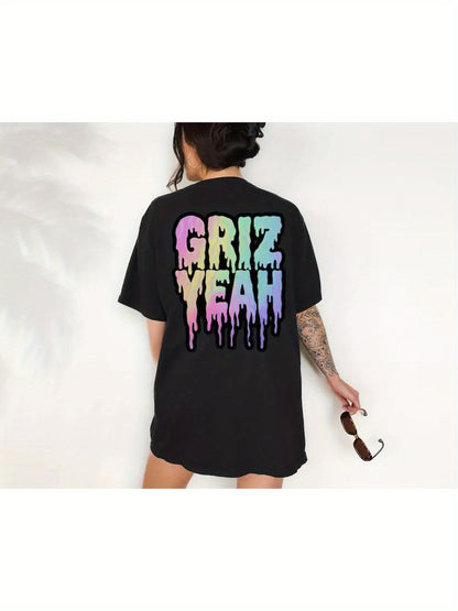 Griz Yeah Drippy Rainbow Graphic Tee