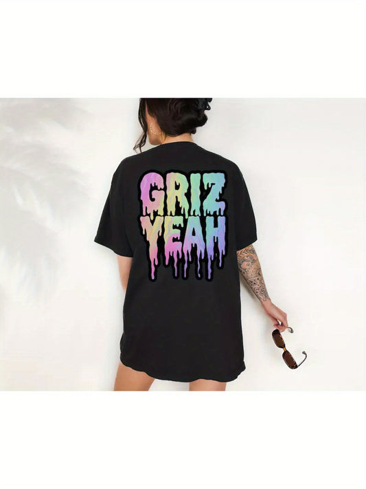 Griz Yeah Drippy Rainbow Graphic Tee