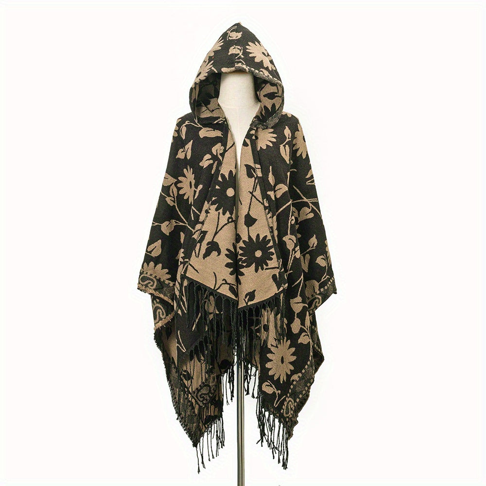 Hoodie Shawl Boho